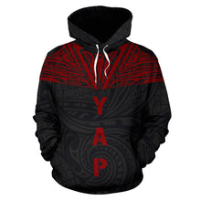 Load image into Gallery viewer, Yap All Over Hoodie - Red Neck Style front