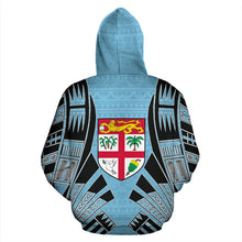 Load image into Gallery viewer, Fiji All Over Hoodie - Polynesian Tattoo Style Back