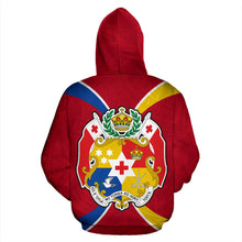 Load image into Gallery viewer, Tonga All Over Hoodie - Polynesian Impact Version Back