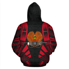 Load image into Gallery viewer, Papua New Guinea All Over Hoodie - Polynesian Tattoo Style Back