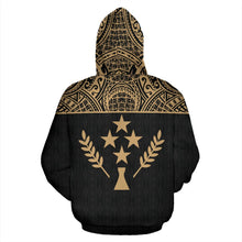Load image into Gallery viewer, Kosrae All Over Hoodie - Gold Version - BN09