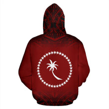 Load image into Gallery viewer, Chuuk All Over Hoodie - Red Fog Style - BN09
