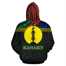 Load image into Gallery viewer, New Caledonia All Over Hoodie - Polynesian Color Style Back