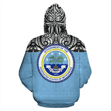 Load image into Gallery viewer, Federated States of Micronesia All Over Hoodie - Polynesian Hoodie Style back