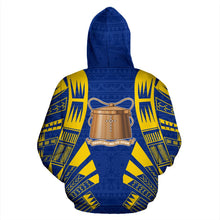 Load image into Gallery viewer, Tokelau All Over Hoodie - Polynesian Tattoo Style Back