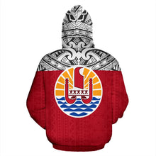 Load image into Gallery viewer, Tahiti All Over Hoodie - Polynesian Hoodie Style - BN09