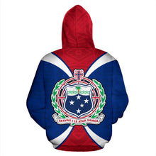 Load image into Gallery viewer, Samoa All Over Hoodie - Polynesian Impact Version Back