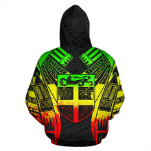 Load image into Gallery viewer, Fiji All Over Hoodie - Reggae Color Sailor Style back