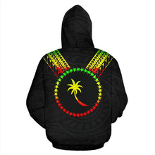 Load image into Gallery viewer, Chuuk All Over Hoodie - Reggae Color Sailor Style back