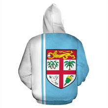 Load image into Gallery viewer, Fiji All Over Hoodie - Straight Version back