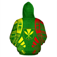Load image into Gallery viewer, Hawaii All Over Hoodie - Polynesian Tattoo Style back