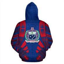 Load image into Gallery viewer, Samoa All Over Hoodie - Polynesian Tattoo Style back