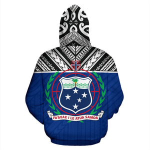 Samoa All Over Hoodie - Polynesian New Version - BN09