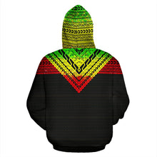 Load image into Gallery viewer, Saipan All Over Hoodie - Reggae Color Version back