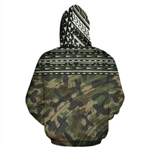 Load image into Gallery viewer, Poly All Over Hoodie - Polynesian Army back