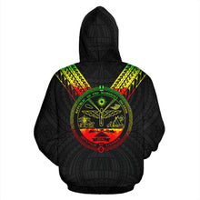 Load image into Gallery viewer, Marshall Islands All Over Hoodie - Reggae Color Sailor Style font