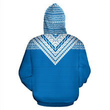 Load image into Gallery viewer, Saipan All Over Hoodie - Blue Version back