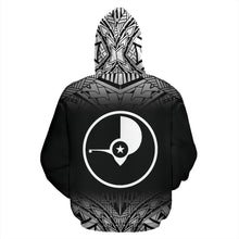 Load image into Gallery viewer, Yap All Over Hoodie - Black Fog Style - BN09