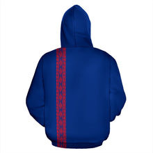 Load image into Gallery viewer, Samoa All Over Hoodie - Polynesian Straight Version Back