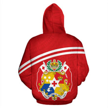 Load image into Gallery viewer, Tonga All Over Hoodie - Polynesian Rugby Style Back