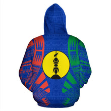 Load image into Gallery viewer, Kanaky New Caledonia All Over Hoodie - Polynesian Tattoo Style Back