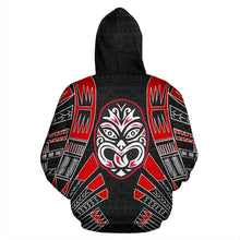 Load image into Gallery viewer, Maori New Zealand All Over Hoodie - Polynesian Tattoo Style Back