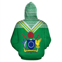 Load image into Gallery viewer, Cook Islands All Over Hoodie - Polynesian Hoodie Style Back