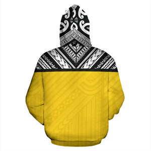 Niue All Over Hoodie - Polynesian Hoodie Style back