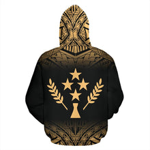 Load image into Gallery viewer, Kosrae All Over Hoodie - Gold Fog Style - BN09