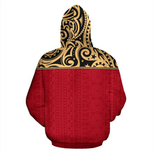 Load image into Gallery viewer, San Francisco All Over Hoodie - Polynesian Hoodie Style back