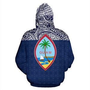 Guam All Over Hoodie - Polynesian Hoodie Version Back