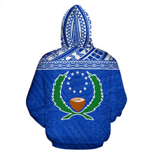 Load image into Gallery viewer, Pohnpei State All Over Hoodie - Federated States Of Micronesia back