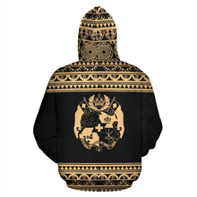 Load image into Gallery viewer, Tonga All Over Hoodie - Polynesian Gold Version back