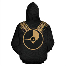 Load image into Gallery viewer, Yap All Over Hoodie - Gold Sailor Style - BN01