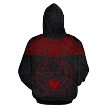 Load image into Gallery viewer, Pohnpei All Over Hoodie - Red Neck Style back