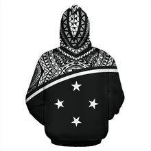 Load image into Gallery viewer, Kosrae All Over Hoodie - Micronesia Black Curve Style - BN09