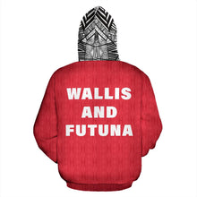Load image into Gallery viewer, Wallis and Futuna All Over Hoodie - Polynesian Over Hood - BN09