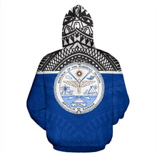 Load image into Gallery viewer, Marshall Islands All Over Hoodie - Polynesian Hoodie Style Back