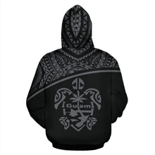 Load image into Gallery viewer, Guam All Over Hoodie - Micronesia Curve Grey Style - BN09