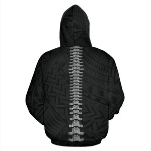 Polynesia Always In My Bones All Over Hoodie Back