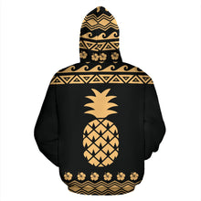 Load image into Gallery viewer, Hawaii All Over Hoodie - Polynesian Pineapple Hoodie - BN04