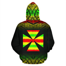 Load image into Gallery viewer, Wallis And Futuna All Over Hoodie - Fog Reggae Style - BN09