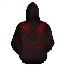 Load image into Gallery viewer, Marshall Islands All Over Hoodie - Red Sailor Style font
