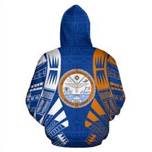Load image into Gallery viewer, Marshall Islands All Over Hoodie - Tattoo Style back