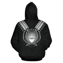 Load image into Gallery viewer, Pohnpei All Over Hoodie - Black Sailor Style bạck