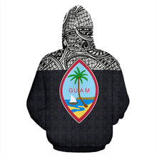 Load image into Gallery viewer, Guam All Over Hoodie - Polynesian Black Version - BN09
