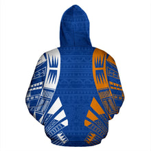 Load image into Gallery viewer, Marshall All Over Hoodie - Micronesian Tattoo Style back
