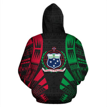 Load image into Gallery viewer, Samoa All Over Hoodie - Tattoo Style back