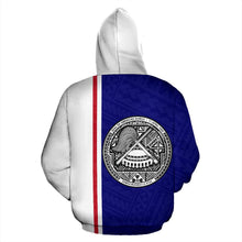Load image into Gallery viewer, American Samoa All Over Hoodie - Polynesian Straight Version back