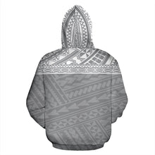Load image into Gallery viewer, Poly All Over Hoodie - Polynesian Grey Version - BN04